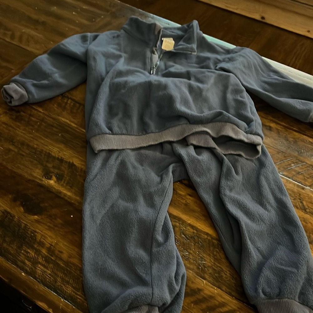 18M Blue Fleece Sweatsuit